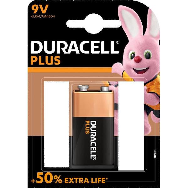 BATTERIJ PPOWER 9V/6LF22 - + 50 % extra life - Plus