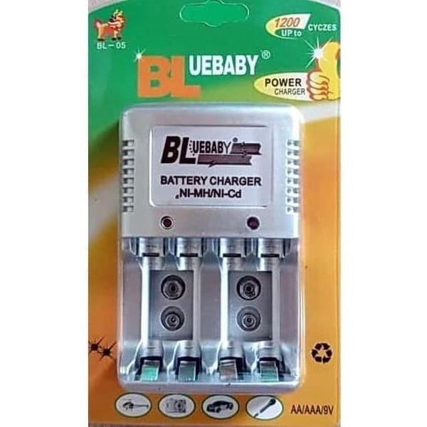Batterijoplader Universele batterij oplader Bluebaby NI-MH / NI-CD AA AAA 9V
