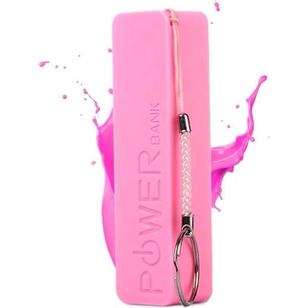 Powerbank - Compacte Powerbank - 3000 mAh - Roze