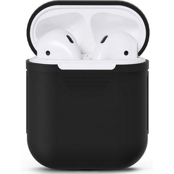 Airpods Hoesje - Airpods Case - Airpods Hoesje Siliconen Case - Airpods Hoesje Zwart - Techrie™