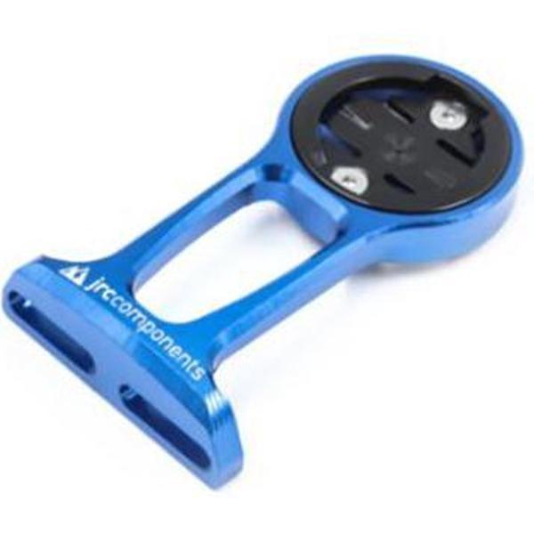 Garmin houder blauw - voorbouw montage - garminhouder aluminium - Garmin Edge