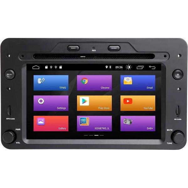 Alfa Romeo 159 2005-2013 Brera 2006-2011 Spider 2006-2011 Android 10 navigatie DVD speler Bluetooth USB WiFi SD Kaart ingebouwde CarPlay 2+32GB