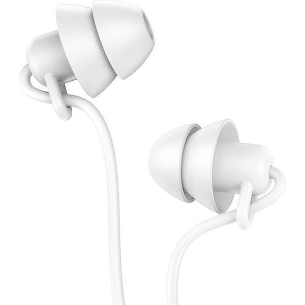 Hoco Mini In-Ear Silicone Slaap Oordopjes 3.5mm - Wit