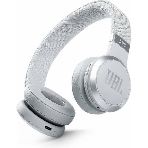 JBL LIVE 460NC Wit - Wireless On-Ear koptelefoon