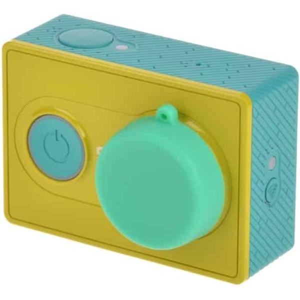 Siliconen lensdop voor Xiaomi Yi / GoPro Hero4 / 3+ / 3 (groen)
