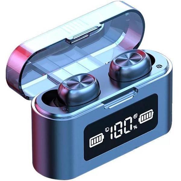 TWS - Draadloze oortjes / in-ear oordopjes - Bluetooth Draadloze buds - Luxe indicator - Geschikt voor alle smartphones o.a Samsung & Iphone, ds, huawei, sony - Zwart.-