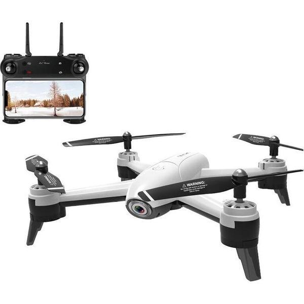 DrPhone - Drone 106G - 2x 1080P Camera - Remote + App Control - Follow Me Functie - Bedienen met Handgebaren - Zwart