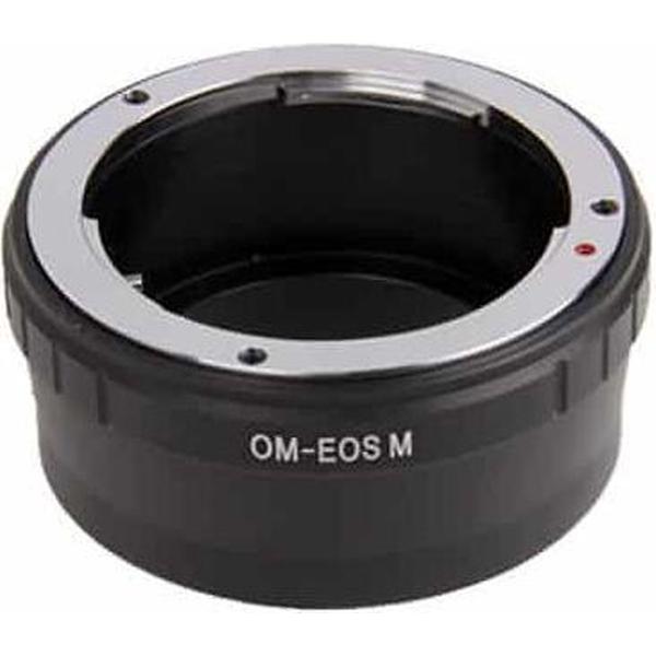 Olympus OM Lens naar Canon EOS M lensmontage steppingring (zwart)