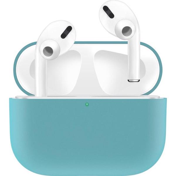 Siliconen Case Apple AirPods Pro Kleur Mint Groen - AirPods hoesje - Cadeau - Gratis verzending