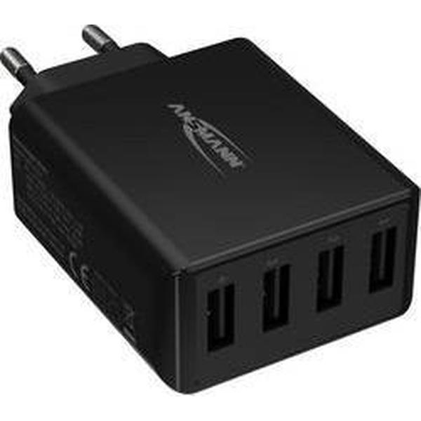 Ansmann HomeCharger HC430 1001-0107 USB-oplader Thuis Uitgangsstroom (max.) 6000 mA 4 x USB 2.0 bus A