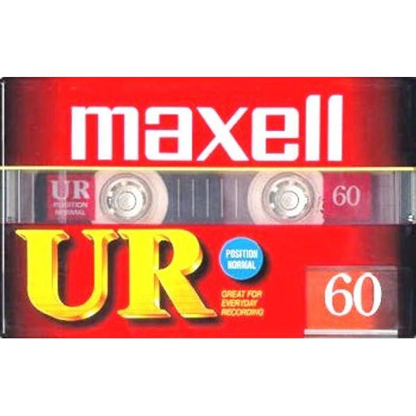 Audio Cassette Tape Maxell UR 60 normal position / Uiterst geschikt voor alle opnamedoeleinden / Sealed Blanco Cassettebandje / Cassettedeck / Walkman / Maxell cassettebandje.