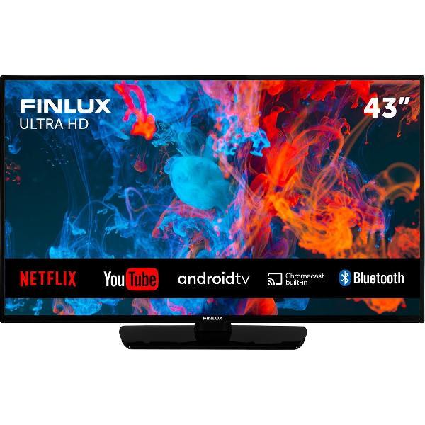 Finlux FL4335UHD UHD AndroidTV 43 inch Smart TV met ingebouwde Chromecast