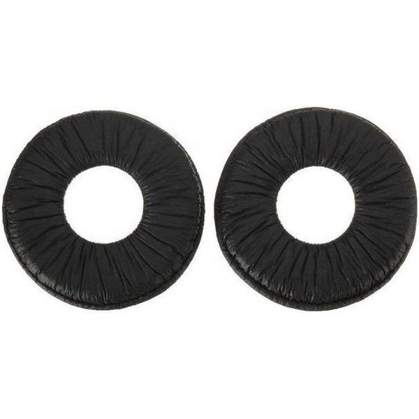 Luxe Lederen Oorkussen Set Voor Sony MDR-ZX100 MDR-ZX110 MDR-ZX300 MDR-V150 MDR-V300 MDR-V400 MDR-V30 - Vervangende Koptelefoon Earpads - Oor Kussens - Ear Pads - Oorkussens Met Noise Cancelling Memory Foam Binnenlaag - Zwart