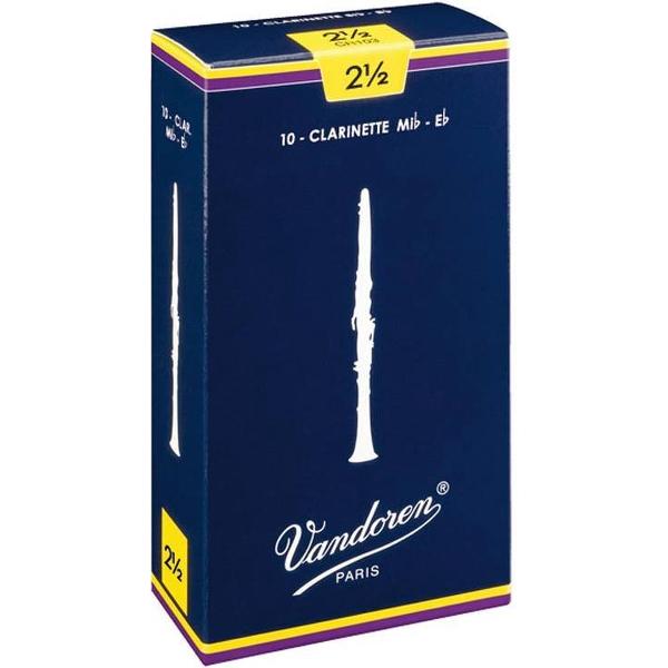 Rieten voor Eb-klarinet Vandoren 2.5 10-pack