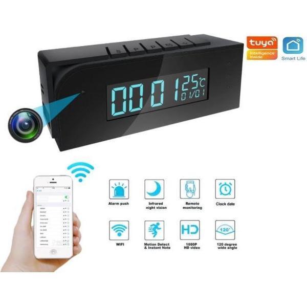 WIFI spy camera wekker Tuya Smart Life