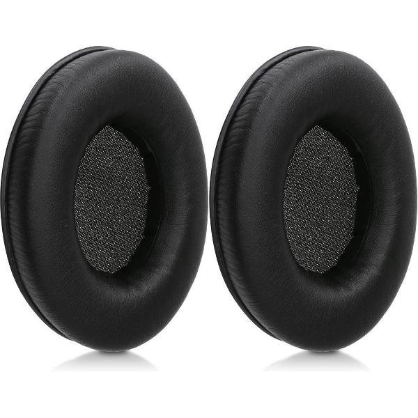 kwmobile 2x oorkussens voor Razer Kraken / Kraken Pro koptelefoons - imitatieleer - voor over-ear-koptelefoon - zwart