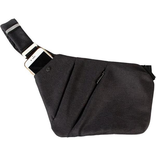 Anti Diefstal Rugzak -Heuptas - Crossbody Tas Heren - Schouder Accessoires Mannen - Mannen Mode - Reporter Heren - Rugzak - Handzak - Zwart Kleur