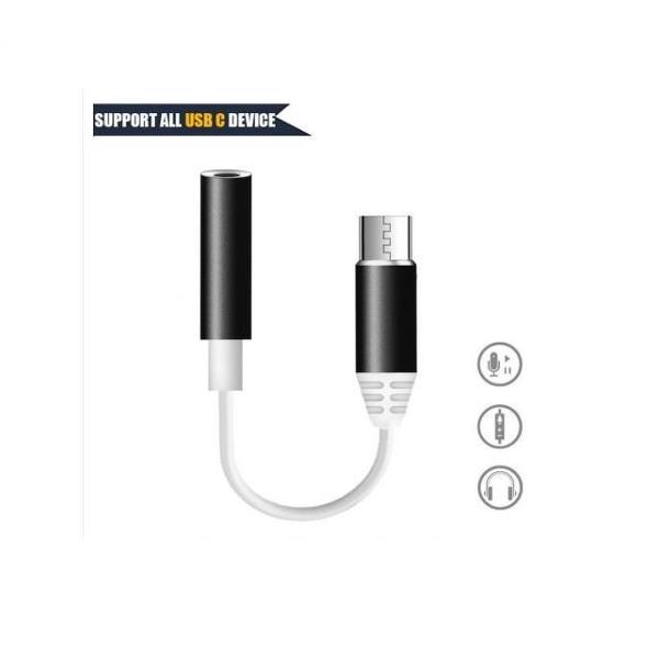 Kabel Type C naar 3.5mm Hoofdtelefoon Koptelefoon Aux Jack Adapter Audio Kabel USB C Voor iPad Pro 2018 Voor Xiaomi voor Huawei Alle Type-C Bellen
