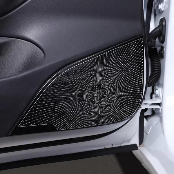 Tesla Model 3 Audio Cover Set Zwart Metallic Interieur Styling Auto Accessoires Nederland en België