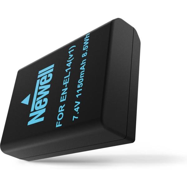 Newell accu voor Nikon EN-EL14 (o.a. voor de Nikon D3100 / D3200 / D5100 / D5200) 1150 mAh