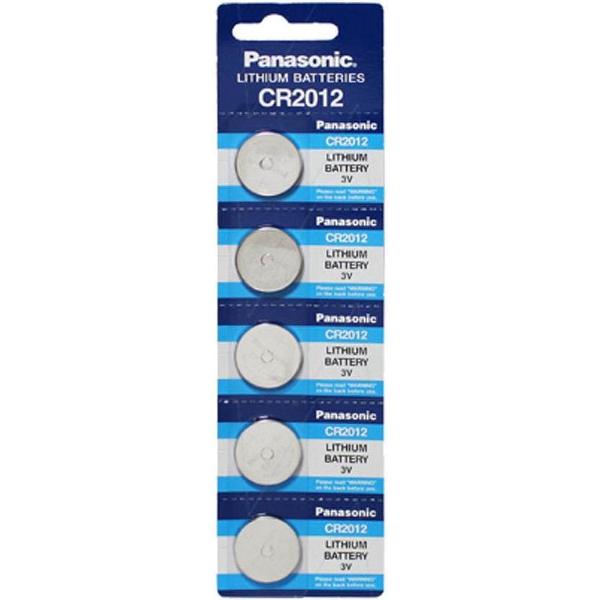 Panasonic Lithium CR2012 3V 55 mAh batterij (Blister van 5 Stuks)