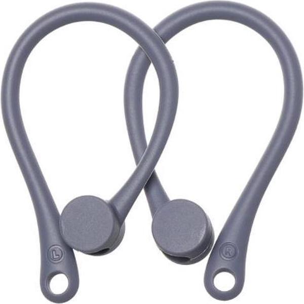 Earhooks - GRIJS - oorhaken - oorhaakjes- airpods - Draadloze headset - oortjes - tegen verlies van - Alleen de earhooks geen oortjes