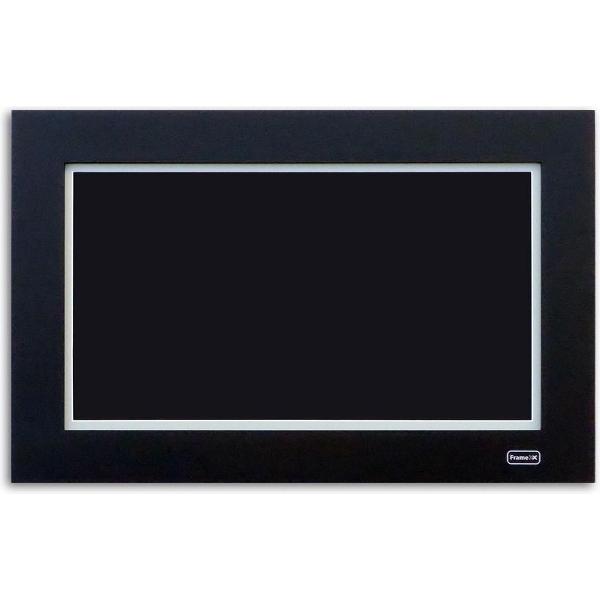 FrameXX Home240 (zwarte lijst) - luxe digitale fotolijst met wifi - 24 inch