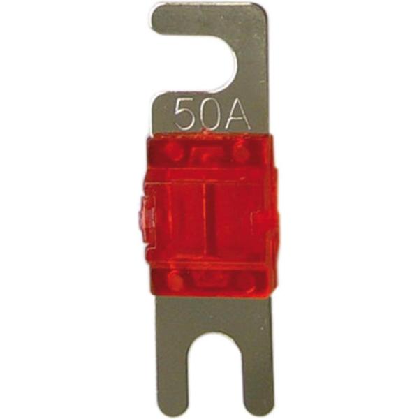 Mini ANL zekering 50 Ampere zilver 4 stuks