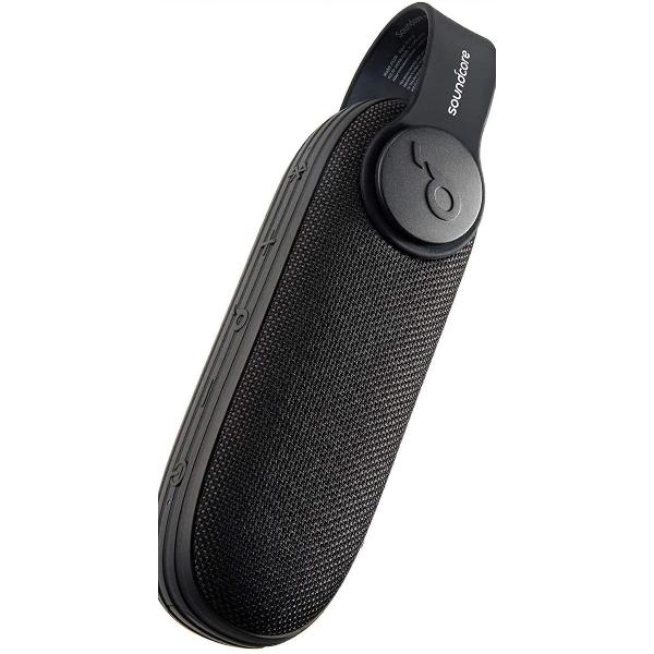 Anker Bluetooth luidspreker, Waterbestendig , 12 uur accuvermogen, Microfoon modelnummer AK-A3122011 - Speaker - Compact design - Ophangbaar - Bass -