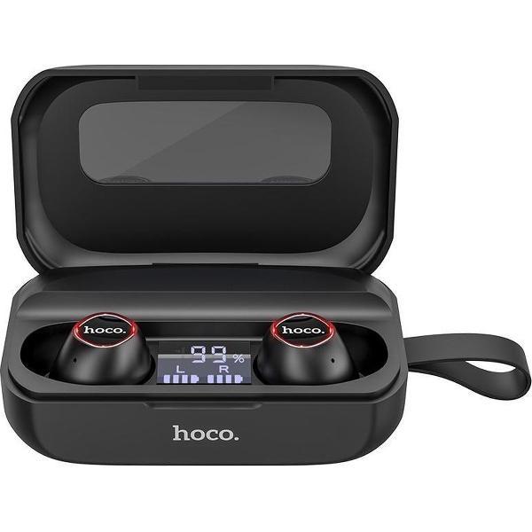 Hoco ES37 - Draadloze oordopjes - Bluetooth oordopje met Oplaadcase 2600mAh - 20x Volledig Opladen op 1 Accu - Zwart