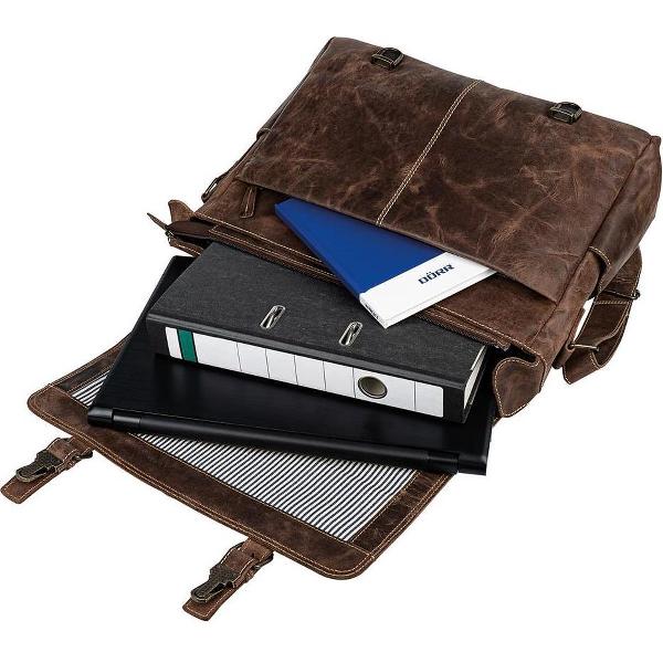 Dörr Kapstadt Leather Photo Bag Large Vintage Brown