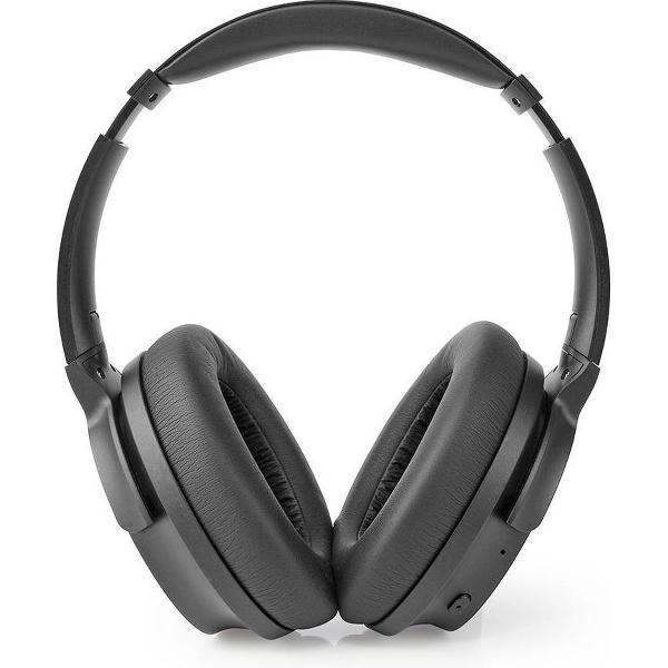 Nedis HPBT3261BK Over-ear Bluetooth-hoofdtelefoon 24 Uur Afspeeltijd 25 Db Noise Cancelling Snel Opladen Zwart