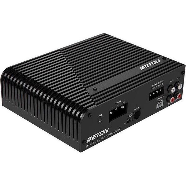 Eton Mini 300.2 - compacte 2-kanaals autoversterker 2x 185 Watt
