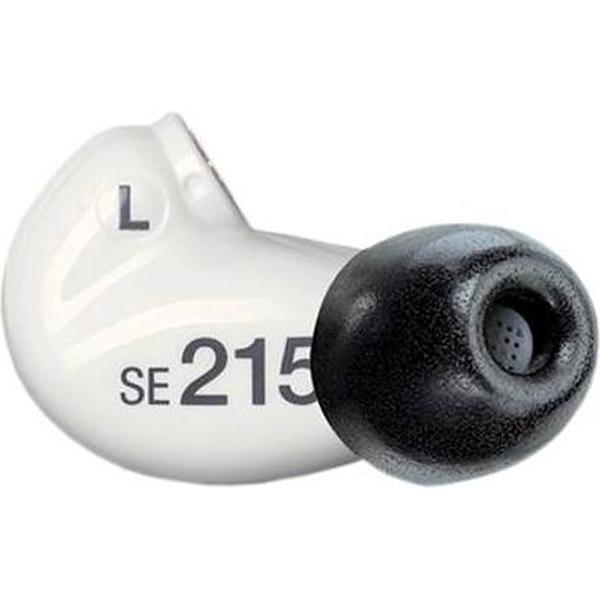 Shure SE215-WHITE-LEFT reserve earphone links wit