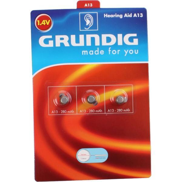 Grundig Knoopcelbatterijen A13 3 Stuks