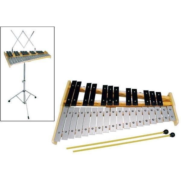klokkenspel, 30 tonig, G-C, met standaard