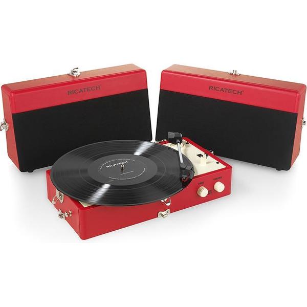 Rtt80 Vintage Turntable Red