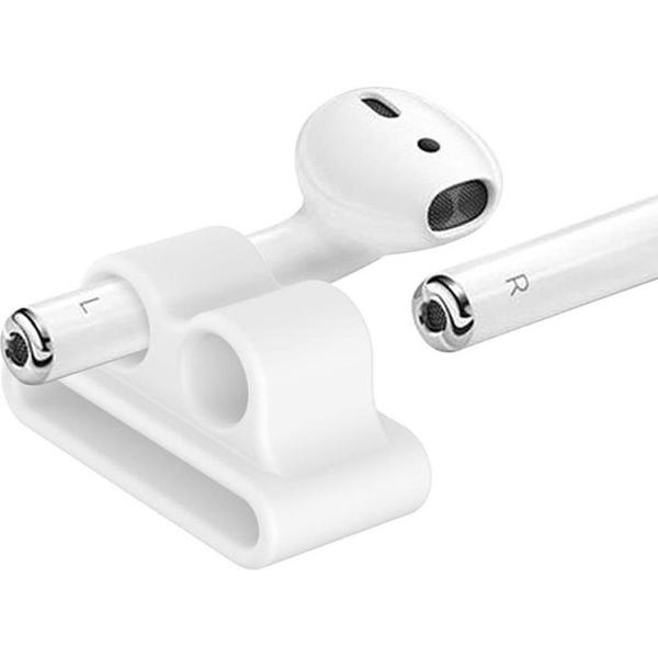 AirPods horlogebandhouder - Wit | geschikt voor Apple Airpod-accessoireshouder voor oefeningen | Beveilig veilig uw AirPods op uw polsband
