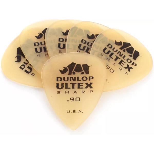 Dunlop Ultex Sharp pick 6-Pack 0.90 mm Standaard plectrum