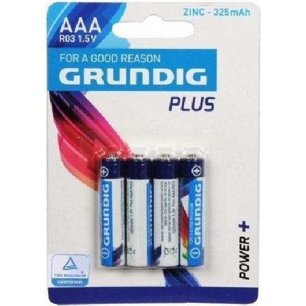 Grundig Batterijen Alkaline R3 Aaa Zn 325 Mah 4 Stuks