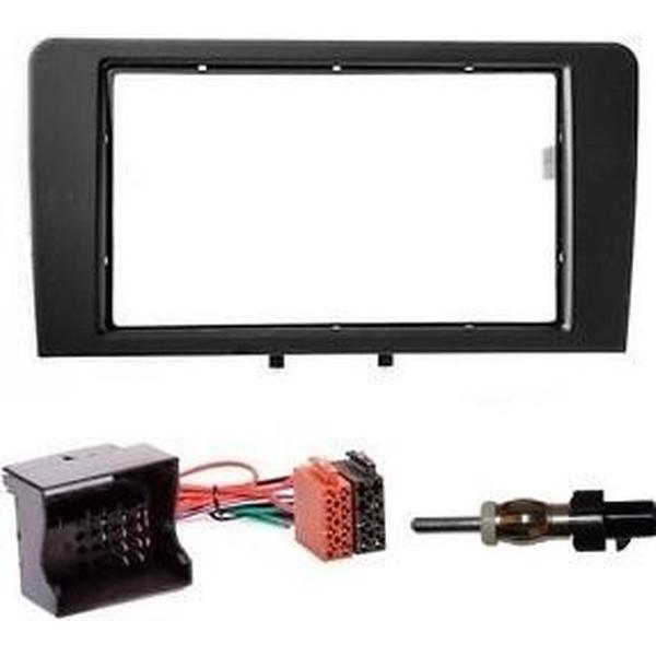 Audi A3 (8P/8PA) 2003-2012 inbouwframe met kabel en antenne kit frame autoradio