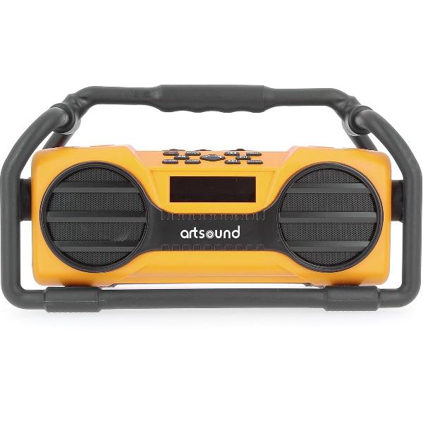 ArtSound U6, oplaadbare digitale all-round radio, geel