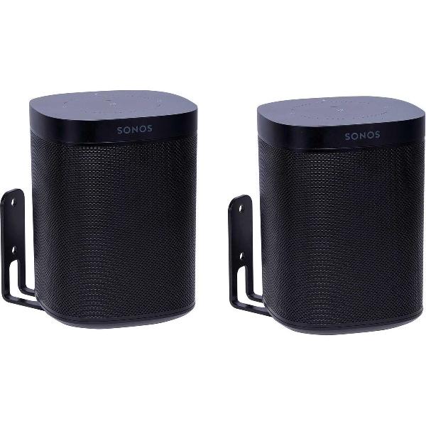 Vebos muurbeugel Sonos One zwart set