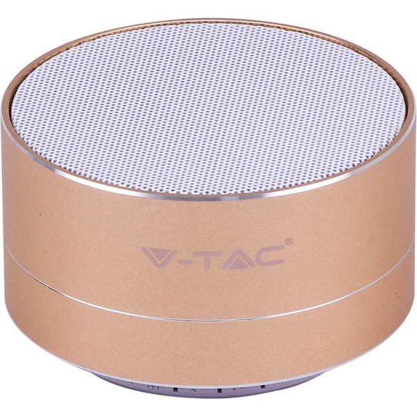 V-tac VT-6133 Compacte bluetooth speaker - 3w - goud