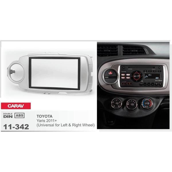 2-DIN TOYOTA Yaris 2011+ (Universal for Left and Right Wheel) inbouwpaneel Audiovolt 11-342