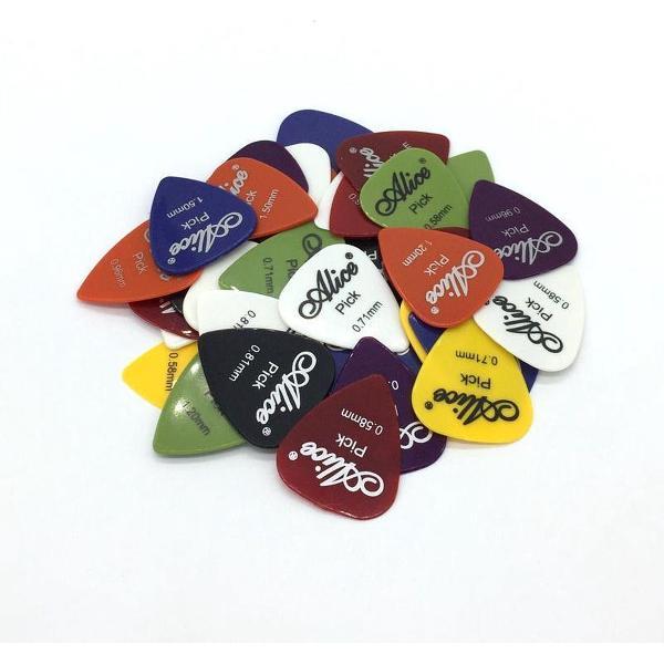 50x Professionele plectrums | gitaar | Multicolor | Muziek | Instrument | Basgitaar | Akoestische gi