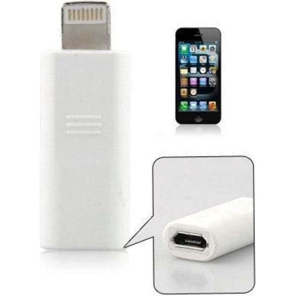 Micro USB naar 8 pin lightning adapter
