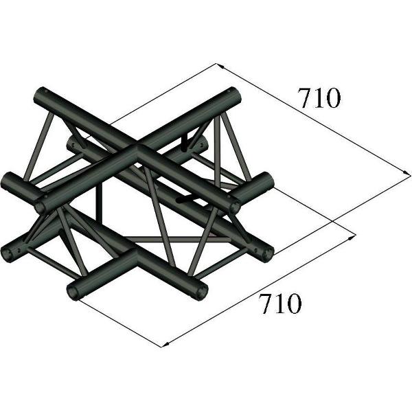 ALUTRUSS TRILOCK S-PAC-41 4-Way Cross