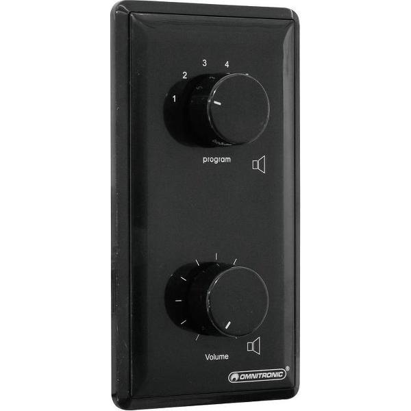 OMNITRONIC PA Vol Contr/Prog Select 5W mono bk