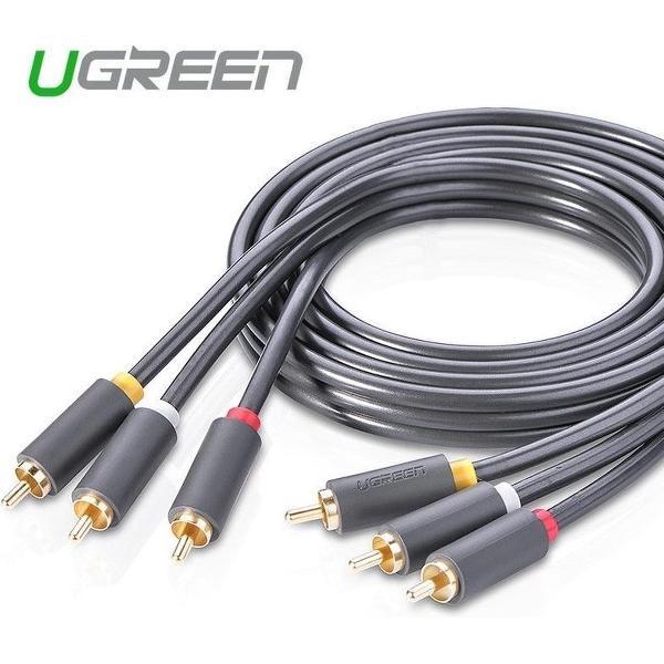 3 RCA to 3 RCA Audio Cable Male to Male Aux Cable 5M